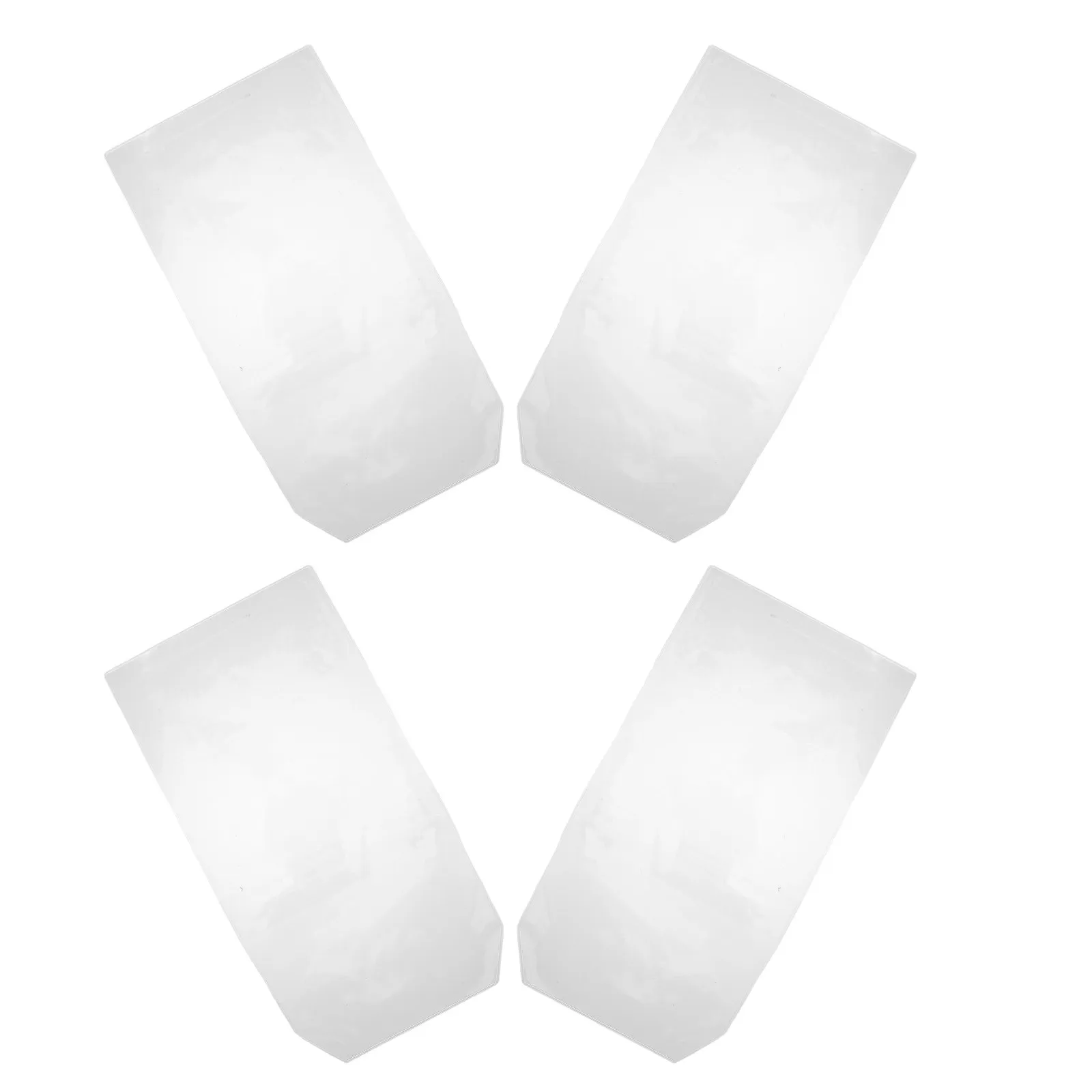 4Pcs A6 Planner Cover Clear PVC Notebook Transparent Waterproof Journal Protector Reusable Minimalist School Diary Book Sleeve