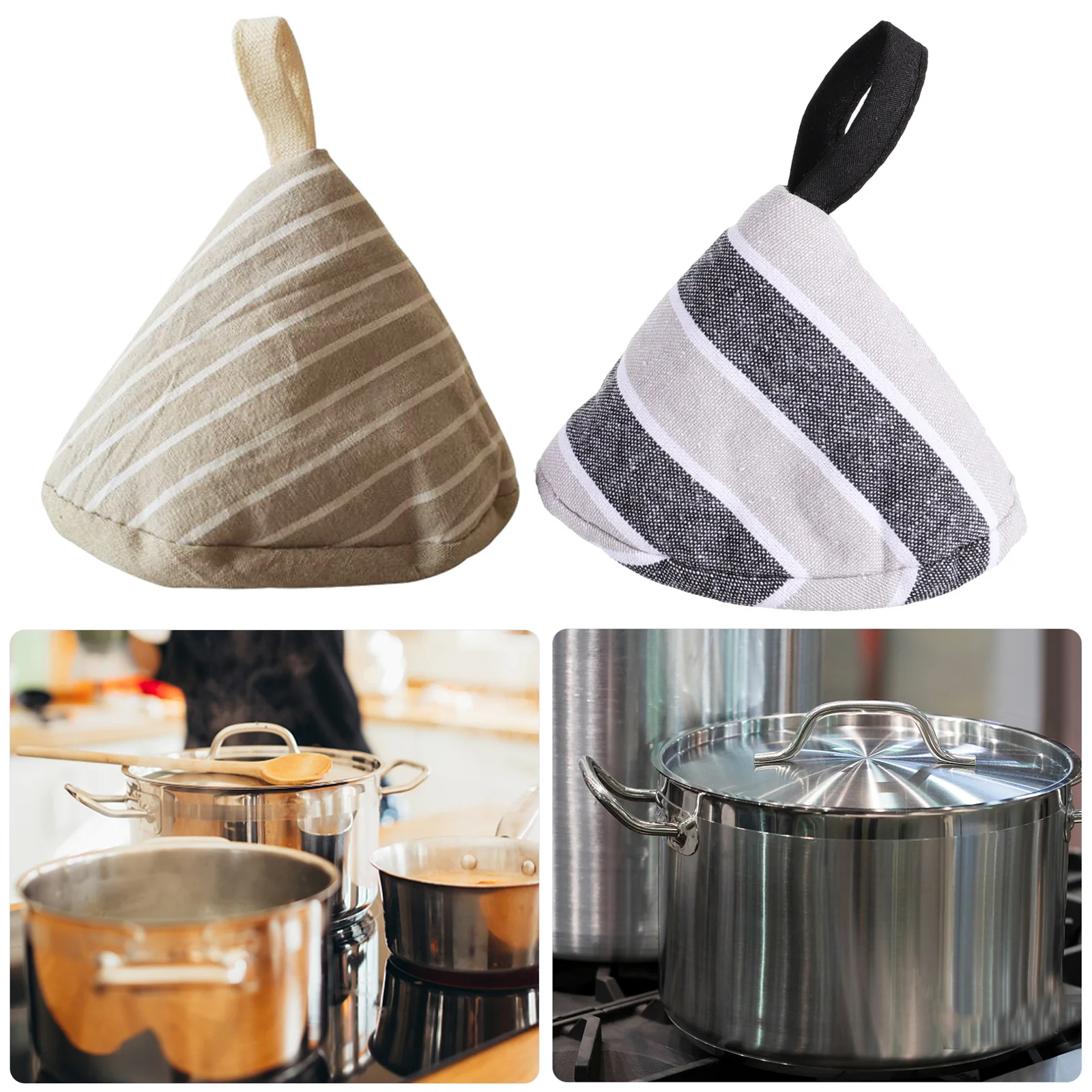 

2 Pcs Decorative Pot Protectors Anti-scald Sleeve Pan Handle Anti-scalding Cover Holder