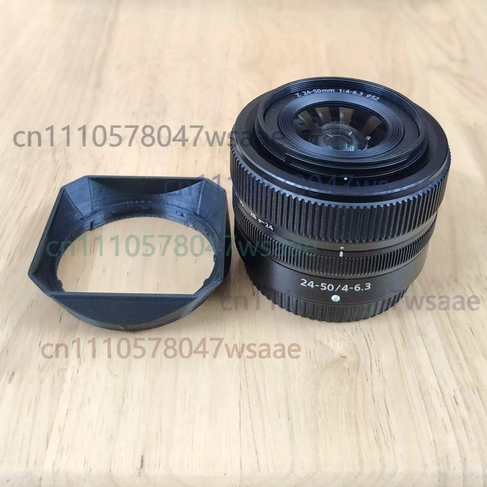 For Nikon NIKKOR Z 24-50mm 1:4-6.3 lens square hood