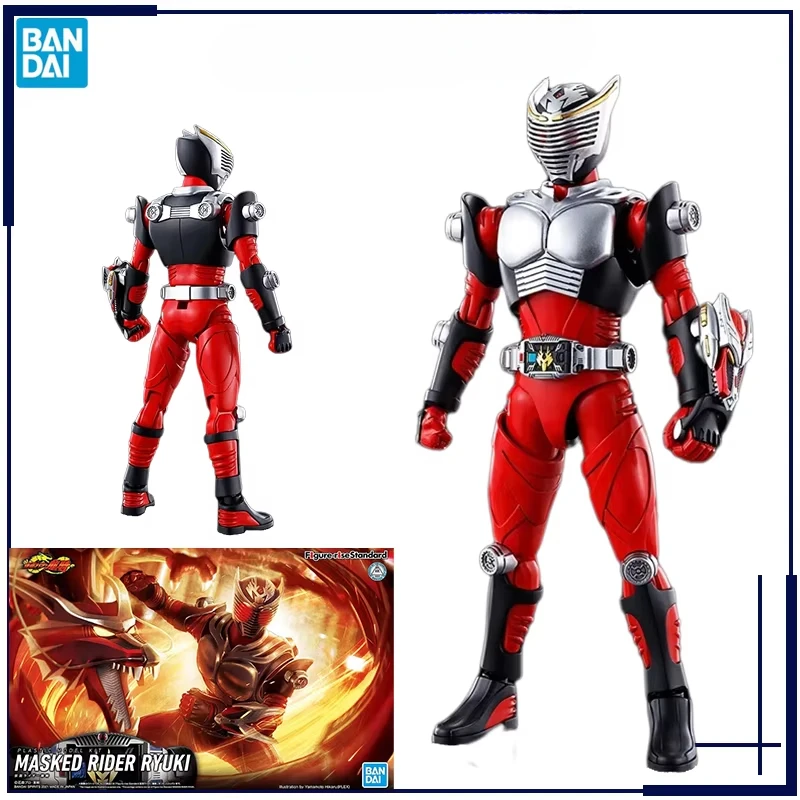 Originale Genuino Figura-Rise Standard Kamen Masked Rider RYUKI Bandai Anime Modello Giocattoli Action Figure Regali Da Collezione Ornamenti