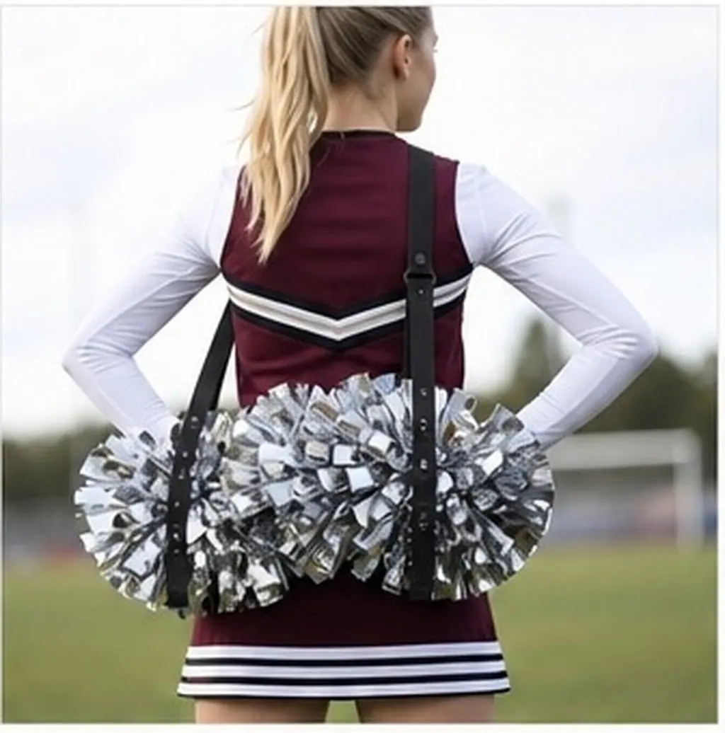 Backpack Cheer Carrier Cheerleader Pom Carrying Belt Fixing Strap Cheerleading Supply