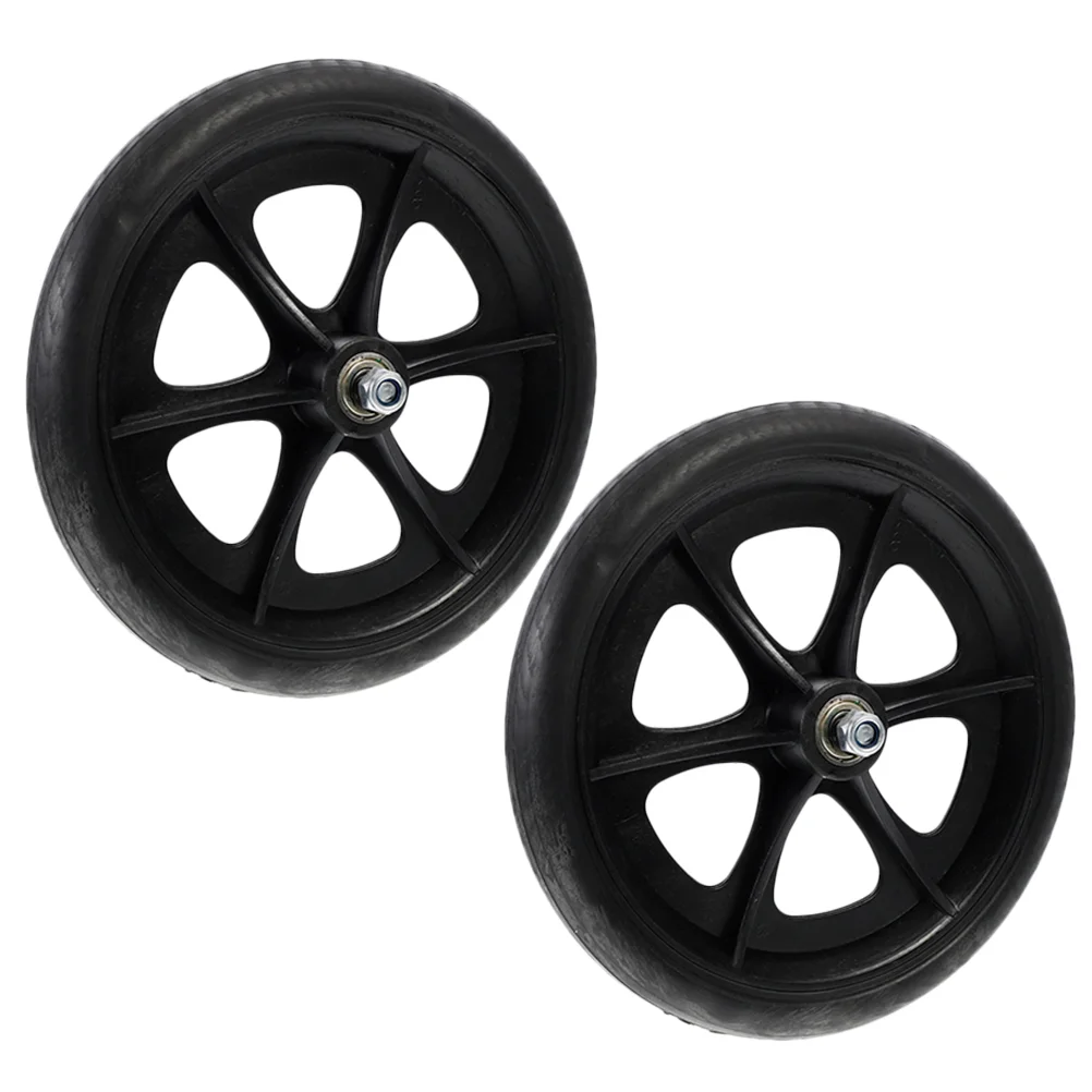 2 Pcs Wheelchair Front Tires 6 Inch Attachment Drive Replacement Parts Wheels Elderly