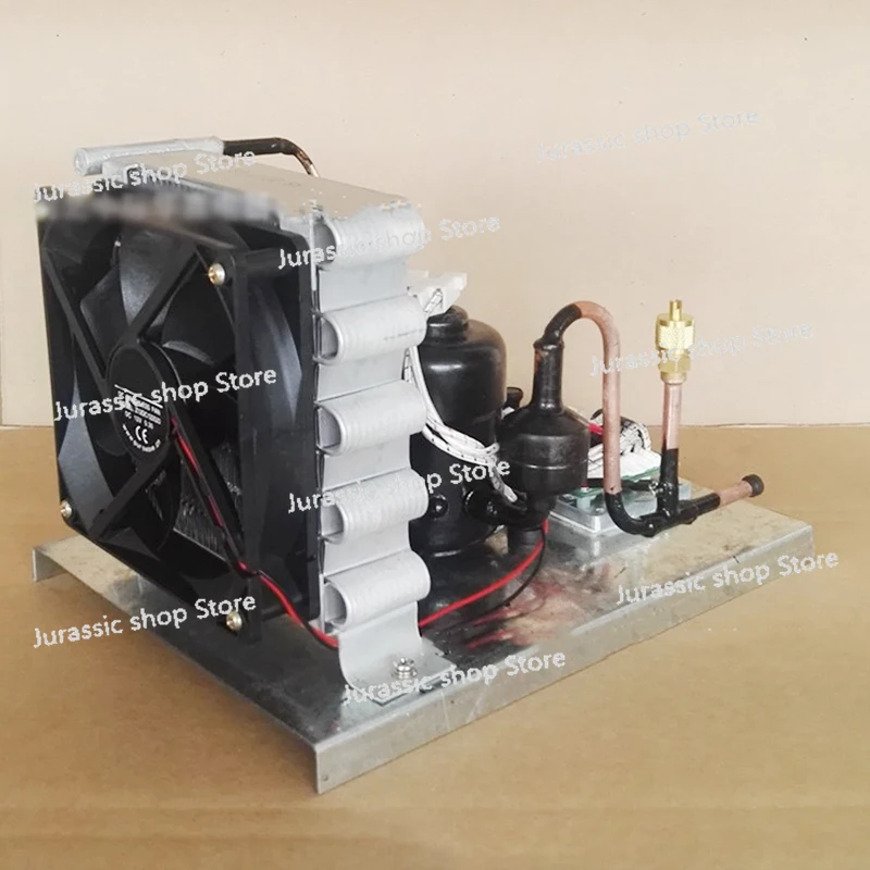 

ST19C 24V Micro Compressor Unit Dc Condensing Unit Small Refrigeration Unit Air Cooling R134Adc 24V