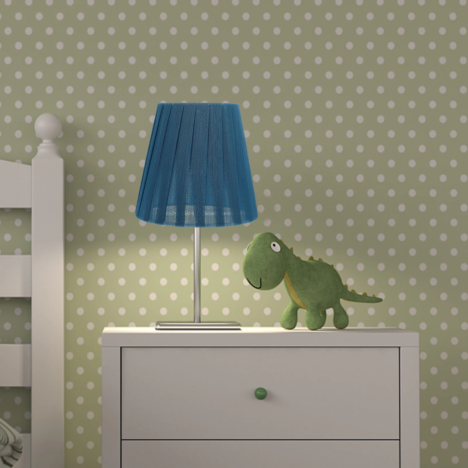 

6 шт., тканевый художественный абажур, скандинавский современный зажим-пузырь, пряжа, полоса, светильник, крышка для дома, спальни, гостиной, декоративный абажур