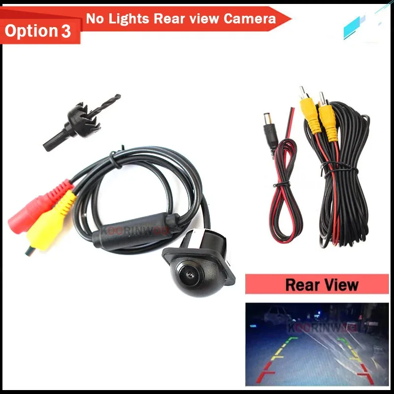 Car Universal Rearview Camera HD CCD Front Cam Video Input Backup Night Vision Auto Parking System For Vechile Dvd Android Radio