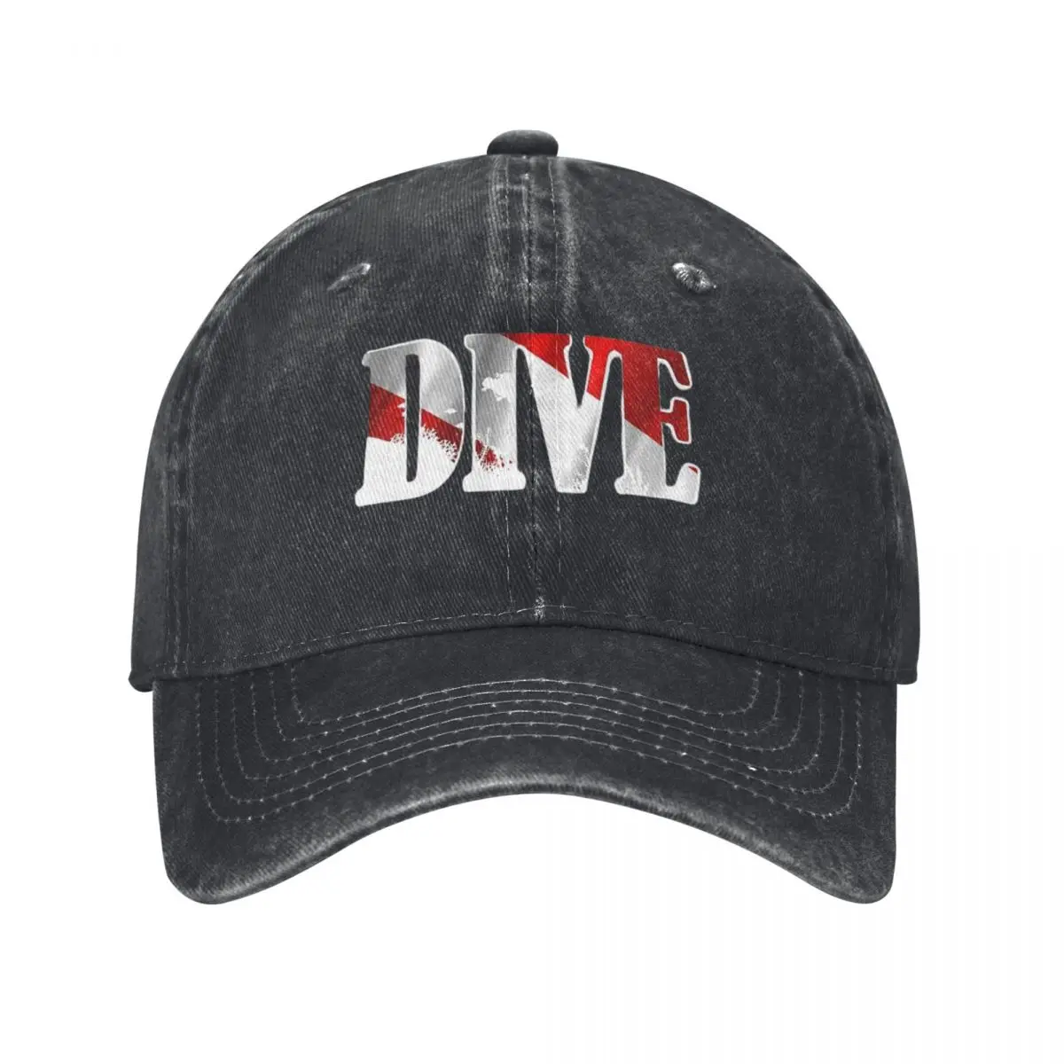 Scuba_Diving Top-Rated Adult Denim Baseball Cap - Adjustable Fit for Everyday Wear
