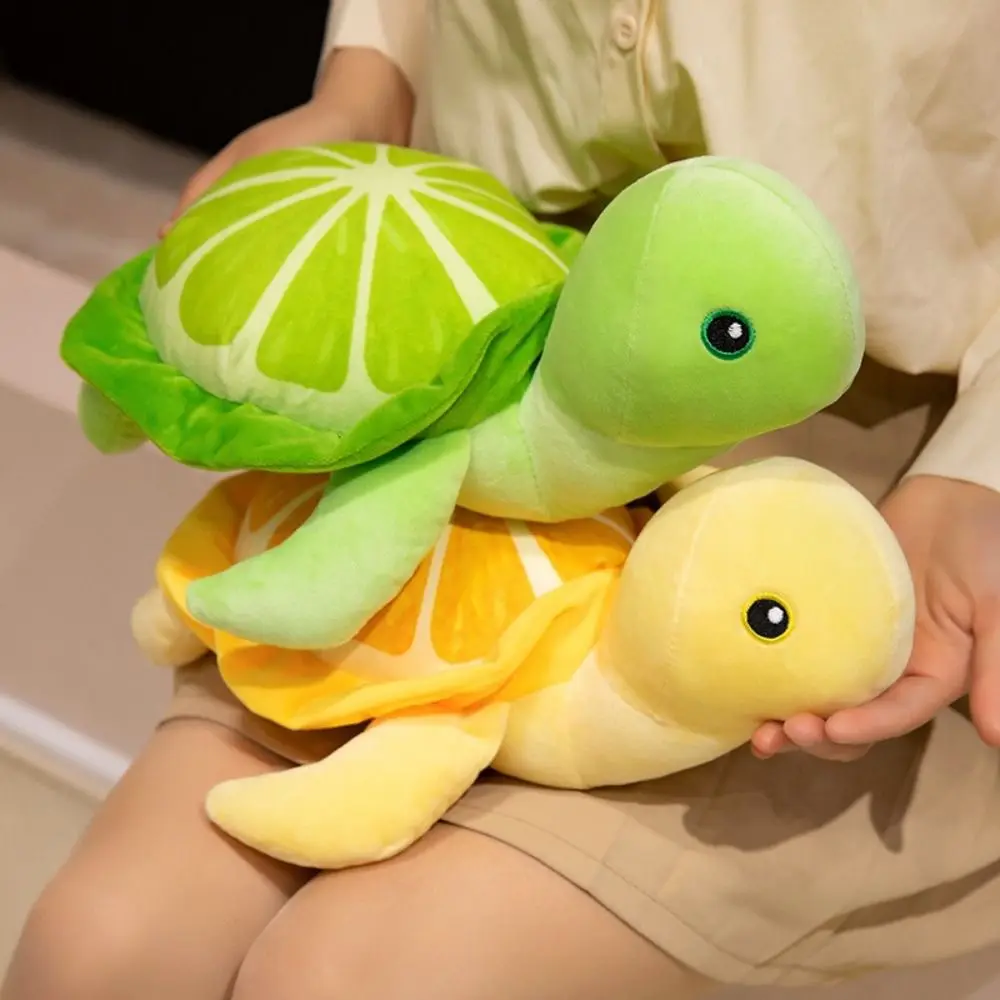 

Turtle Marine Animal Lemon Tortoise Fluffy Collection Sea Turtle Stuffed Ins Soft Animal Sea Turtle Pillow Summer