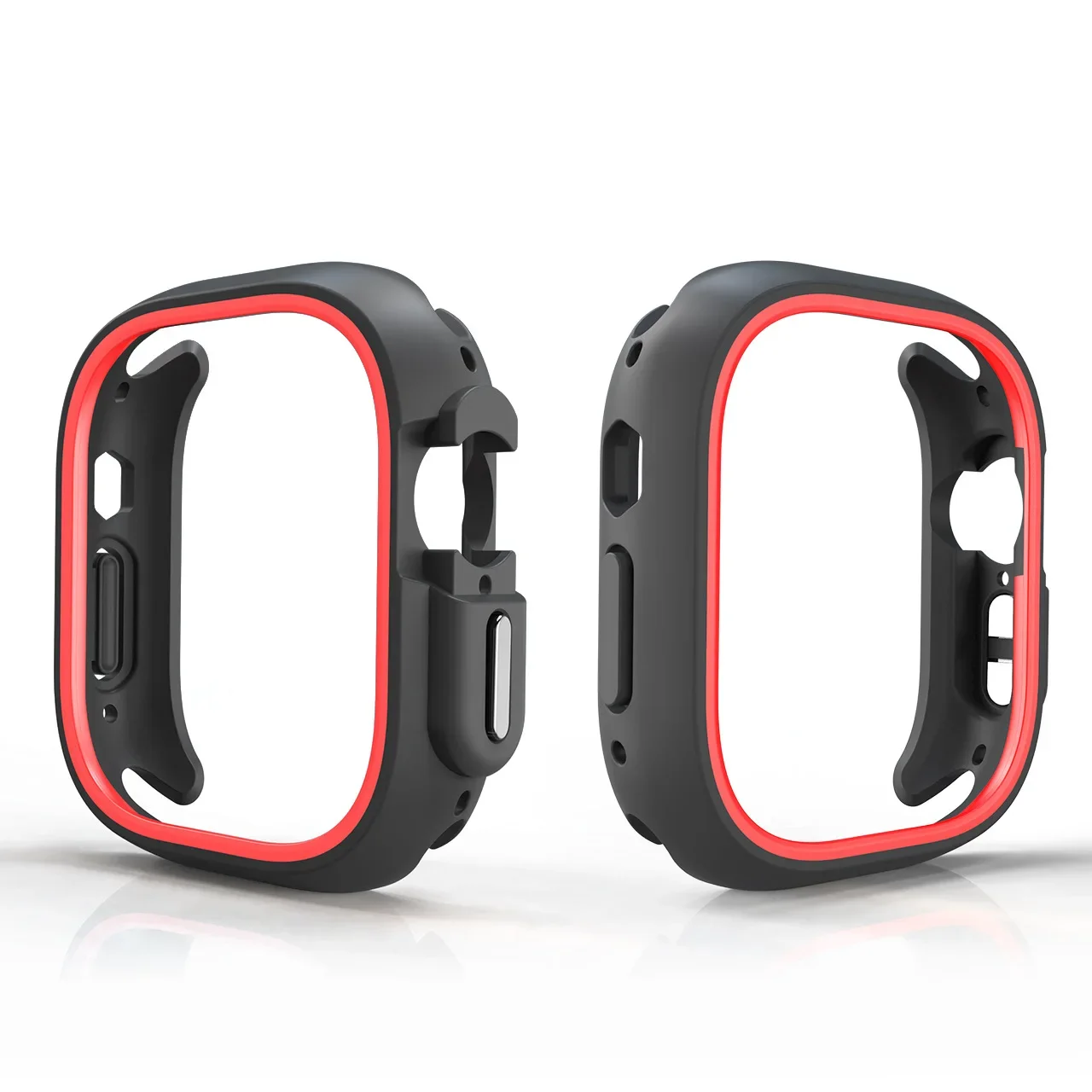 For Apple Watch Ultra 2 49mm 44mm 45mm TPU Protective Case Silicone Bumper Cases Cover Shell For iWatch Series 9 8 7 6 se 5 4