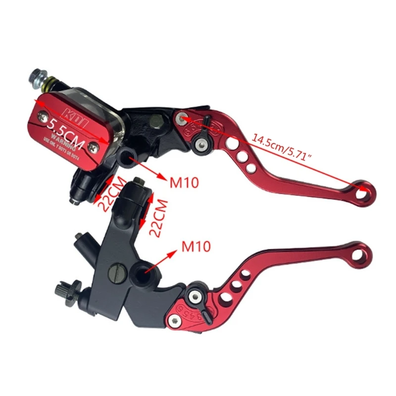 22mm Brake Clutch Pump Master Cylinder Handles Motorcycle Lever Handlebar Hydraulic Clutch Accessories For ATV Electric Moto image 3