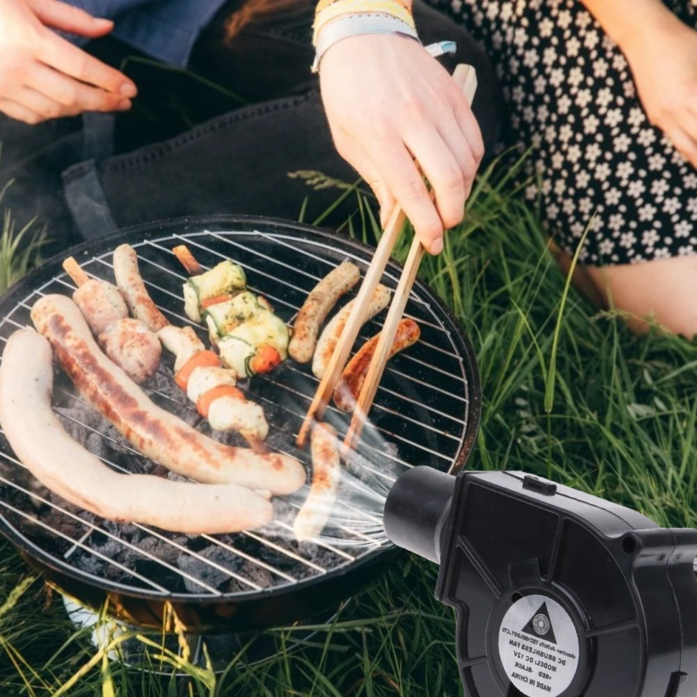 Ventola di fusione del metallo Ventilatore d'aria portatile 2500 giri/min Dispositivo di raffreddamento dell'aria radiale centrifugo Ventilatore di metallo Ventilatore per barbecue Ventola di raffreddamento del carbone