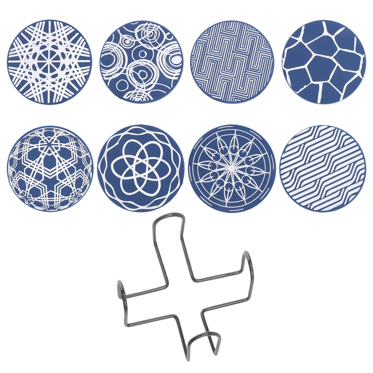 

8 шт. силиконовая подставка, подставка для напитков с держателем, подставка для кофе