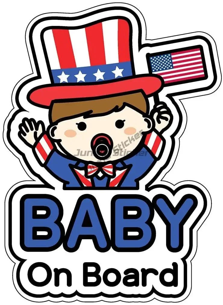 Autocollant créatif mignon bébé à bord bébé dans la voiture, en fourrure, pour décorer la fenêtre de camion, voiture, camping-car, moto, autocollant mural personnalisable