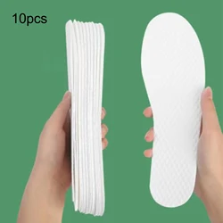 10x Disposable Shoe Liners Breathable Insoles Slim Barefoot Insoles Pad for Women High Heels Hiking Sneakers Men Jogging Sports