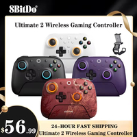 New 8BitDo Ultimate 2 Wireless Controller Gamepad With 8Speed Exclusive Technology TMR RGB Lighting Joysticks for PC Android