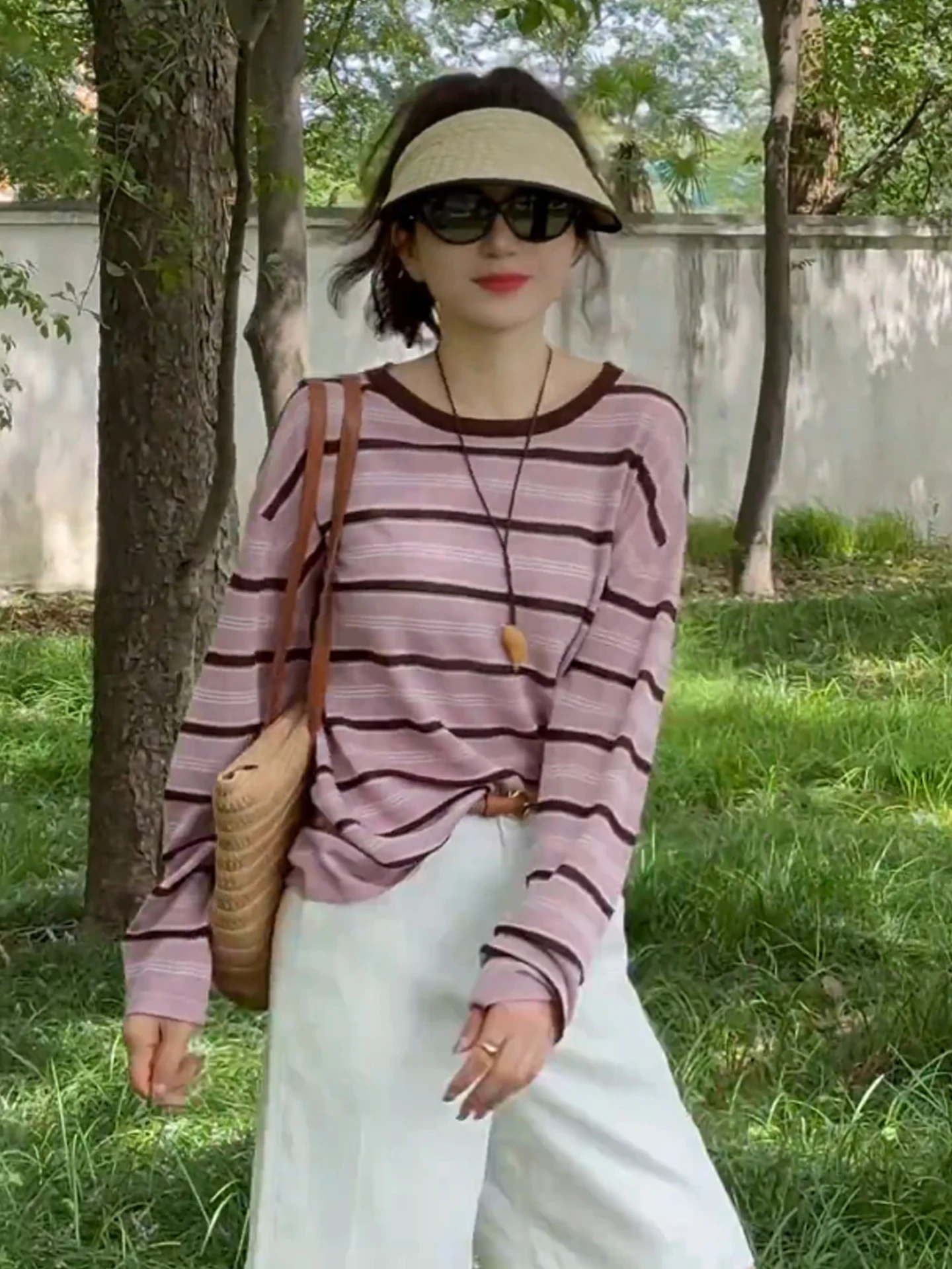 

Повседневный вязаный свитер Ne Long Sve в полоску цвета Blo Commute Sle, свободный крой, лето 2022, женский модный топ