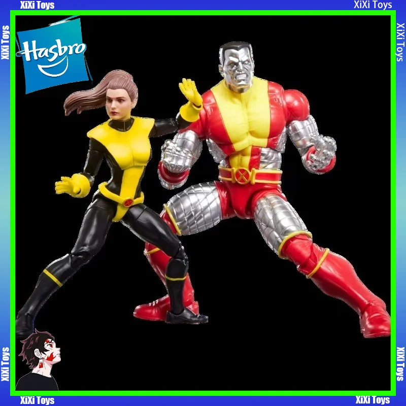 Hasbro Legends Series Astonishing X-Men Colossus & Shadowcat (Kitty Pryde) – Lot de 2 figurines d'action de 6 pouces, jouets de collection