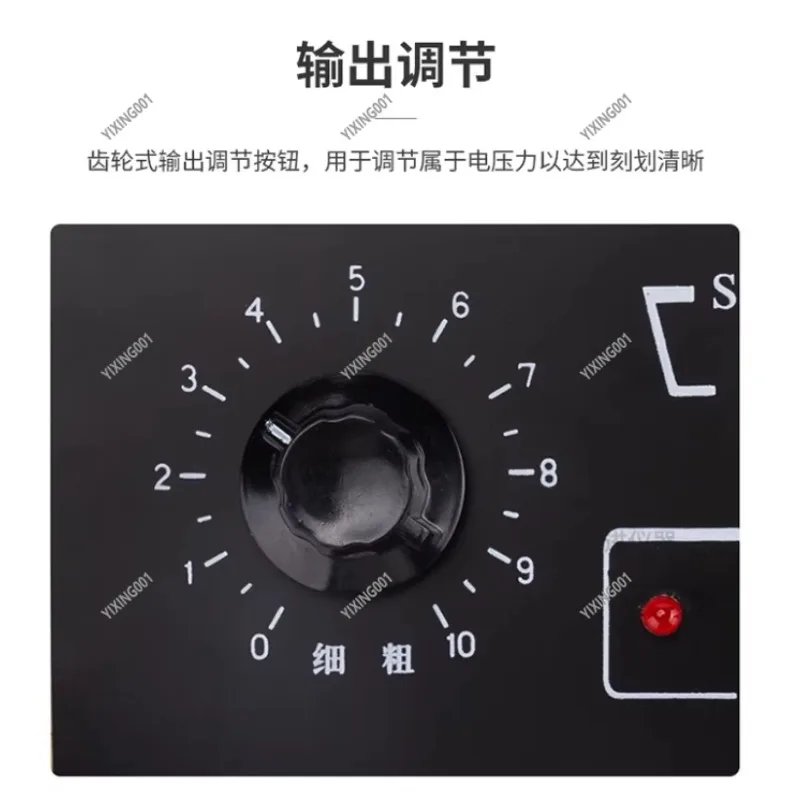 

Precision Engraving Pen - Two-Color Stainless Steel Electric Spark Manual Marking Tool for Art And Craft