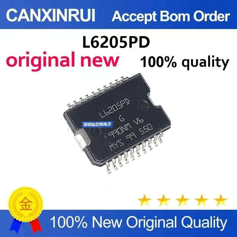 (5-100pieces)Brand New Original L6205 L6205PD SMD SSOP20 Motor Driver IC