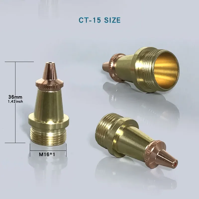 M16 Fiberlaser Lasersysteem Koperdraadtoevoermondstuk AS-12 BS-16, 1 Set Reserveonderdelen voor SUP23T HW980 4-in-1 Laserlaskop