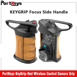 Portkeys KeyGrip-czerwony uchwyt do kamery Z bezprzewodowym sterowaniem do kamery Sony/Canon/Panasonic/BMPCC/Z, kompatybilny Z czerwonym Komodo