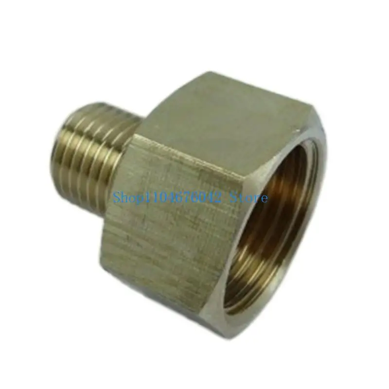 Multipurpose Copper Gas Fittings 3/8Inch Inner Thread to 1/4Inch Outer Thread Left Hand for Propane Appliances
