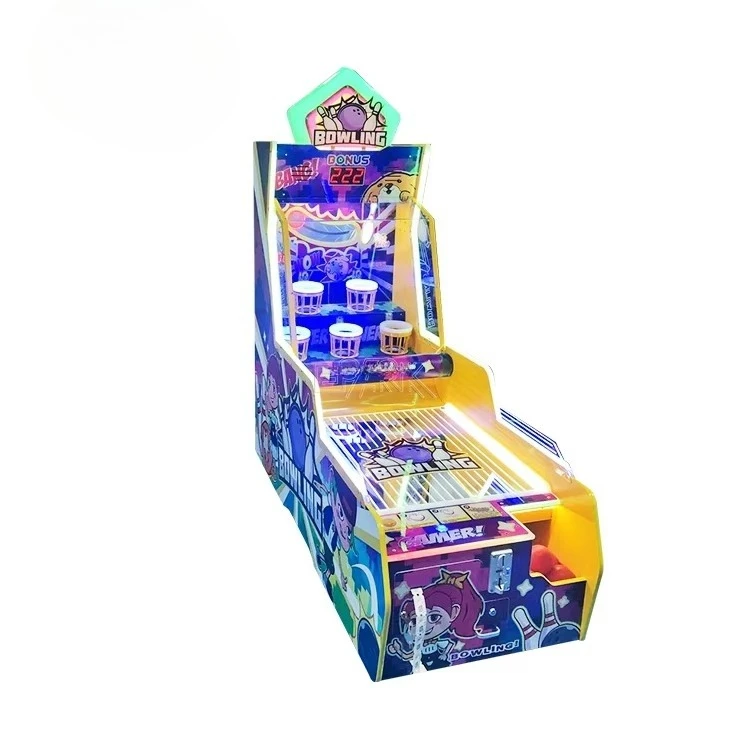 Promotional Indoor Coin Operated Juego Arcade Amusement Arcade Game Bowling Machine for Sale