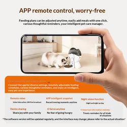 Comedero automático inteligente con cámara HD para perros y gatos