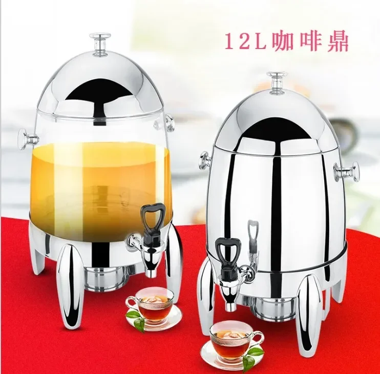 Commercial Gold color Buffet Simple Style Plastic Catering Soda Beverage 3 Tank Fresh Juice Drinking Dispenser