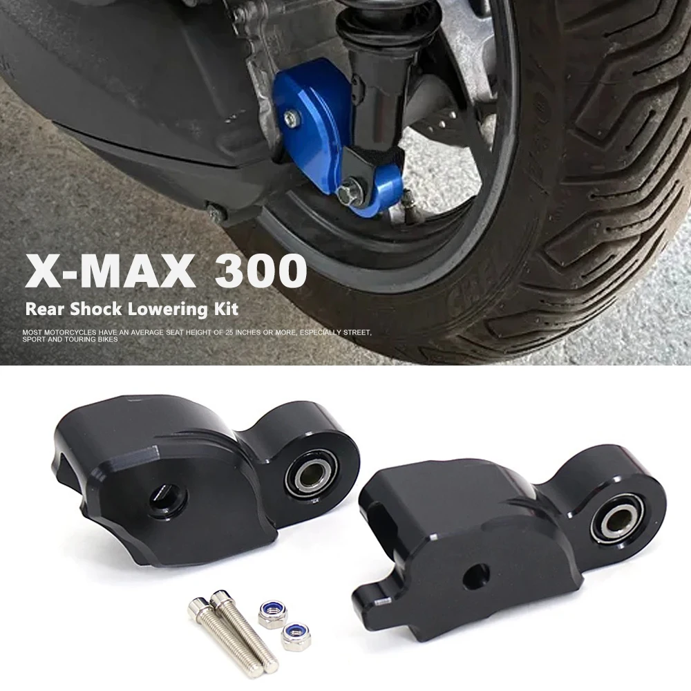 

New Motorcycle Black Rear Shock Absorber Body Lowering Kit Drop 3CM For Yamaha X-MAX 300 XMAX300 XMAX 300 X-MAX300 Accessories