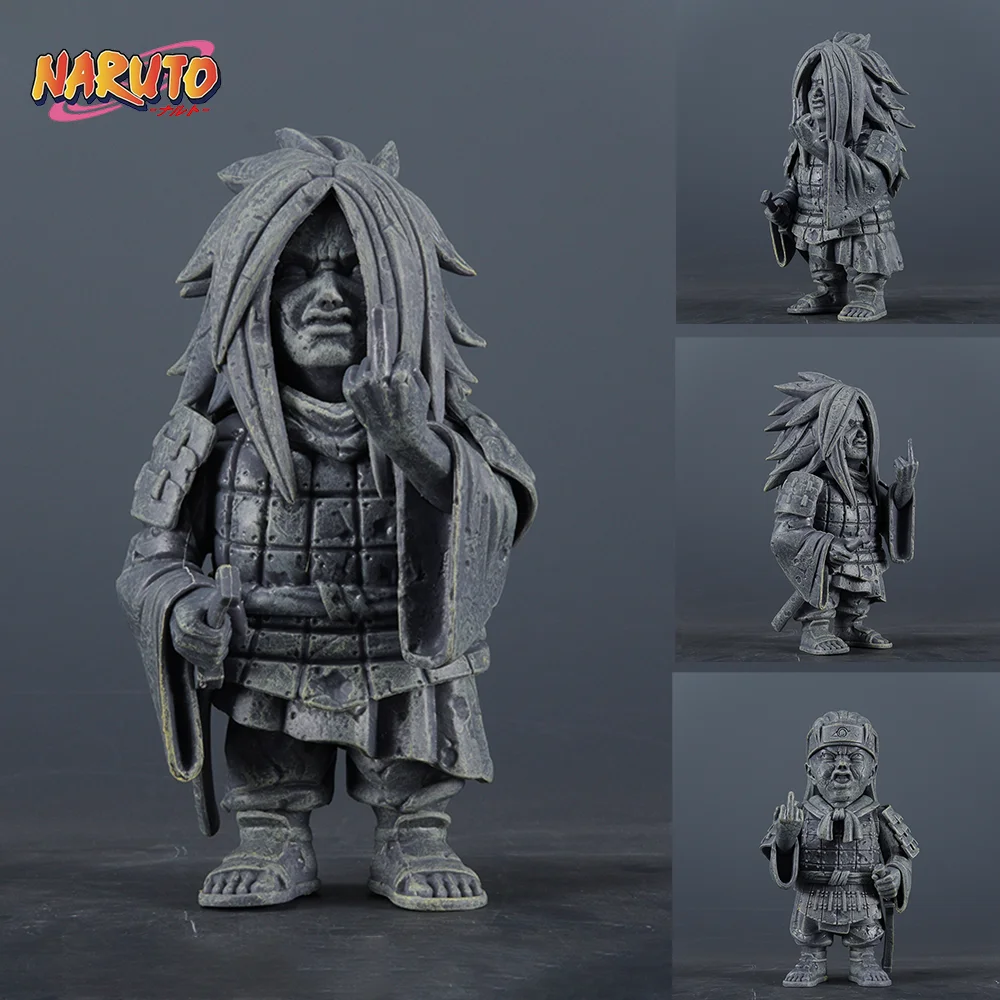 New Naruto Senju Hashirama Figure Uchiha Madara Figura Terra-Cotta Warriors Series14cm Action Figures Collection Decoration Gift