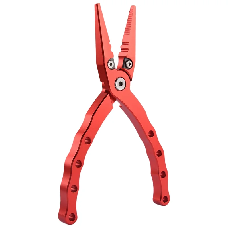 ABVE-الأسماك تحكم قطع خط مزلاج سبائك الألومنيوم كماشة الصيد فصل جهاز متعدد الوظائف على الوجهين أداة اليد #1