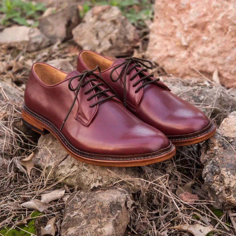 

Деловая повседневная деловая обувь ручной работы из воловьей кожи, британская модная мужская обувь дерби, офисная свадебная модельная обувь для поездок на работу, официальная обувь