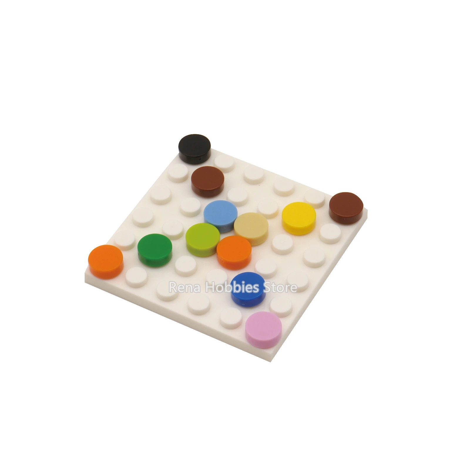 20 قطعة 3958 لوحة قاعدة صغيرة 6x6 نقاط Moc الإبداعية لتقوم بها بنفسك اللبنات الطوب تجميع الإنشاءات لعب للأطفال #5