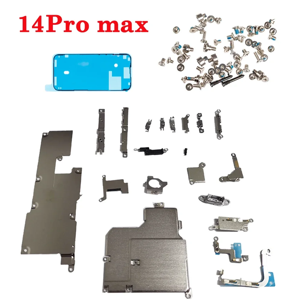 1set Full Inside Small Metal Parts Shield Plate Set Kit Holder Bracket For iPhone 6s 7 8 XS XR XS Max 11 12 13 14 Pro Max Plus