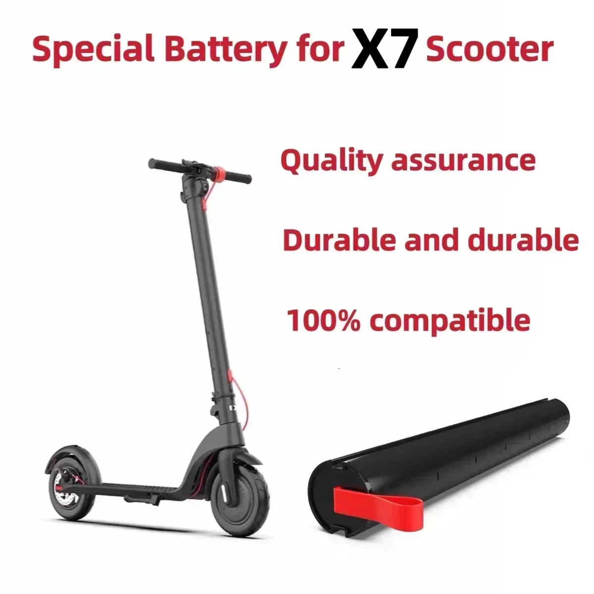 Original Battery for HX X7 Electric Scooter X7 5Ah and X7 Panasonic 6.4Ah Battery