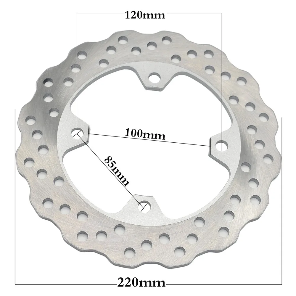 Rear Brake Disc Rotor For Kawasaki Ninja 650 EX650 Z650 ER650 ABS Model 2017-2021 EX ER 650 Versys 650 KLE650 2007-2014