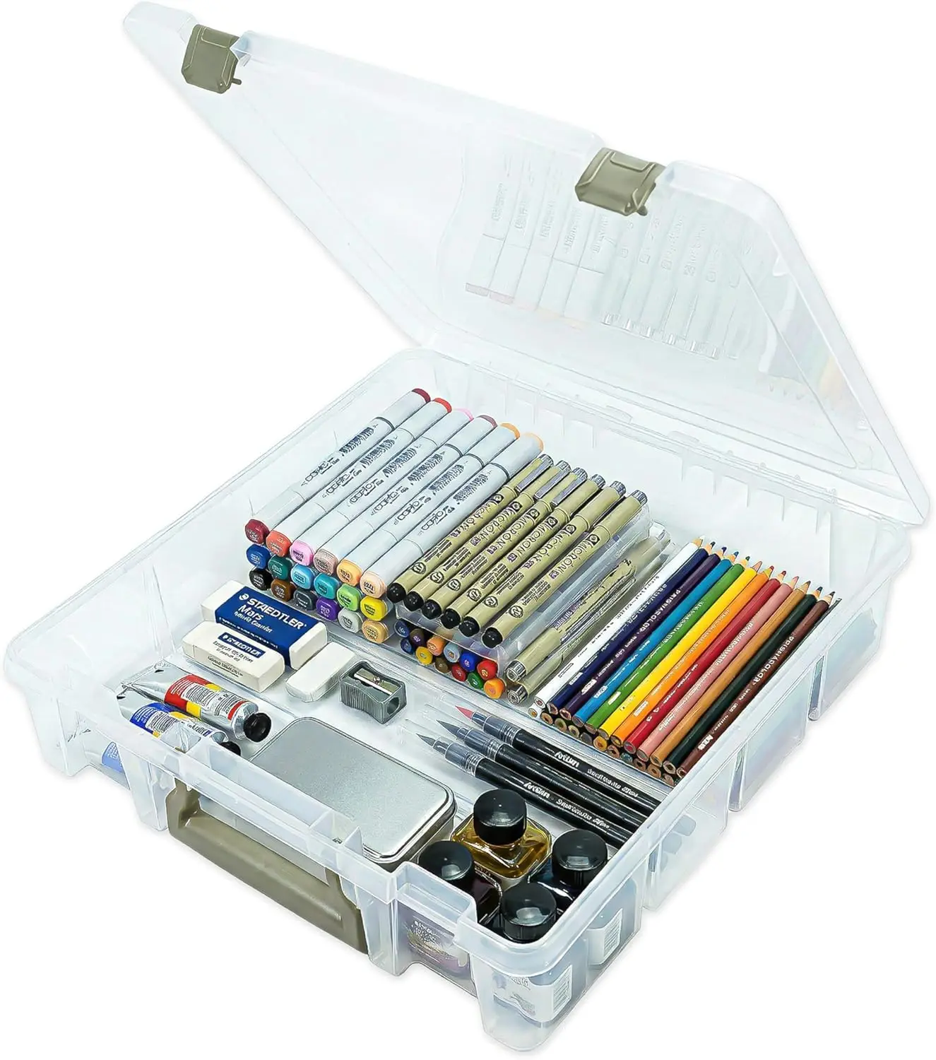 

Super Satchel 1 Compartment Box Clear Craft Organizer Storage Case