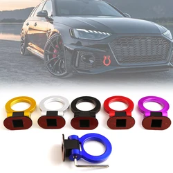 ABS Car Styling Trailer Hooks Sticker Decoration Car Auto Rear Front Trailer Simulation Racing Ring Vehicle Towing Hook For BMW