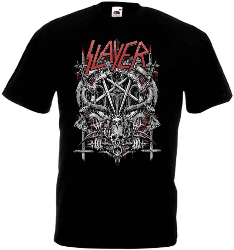 Slayer poster v22 T shirt black trash heavy metal all sizes S 5XL