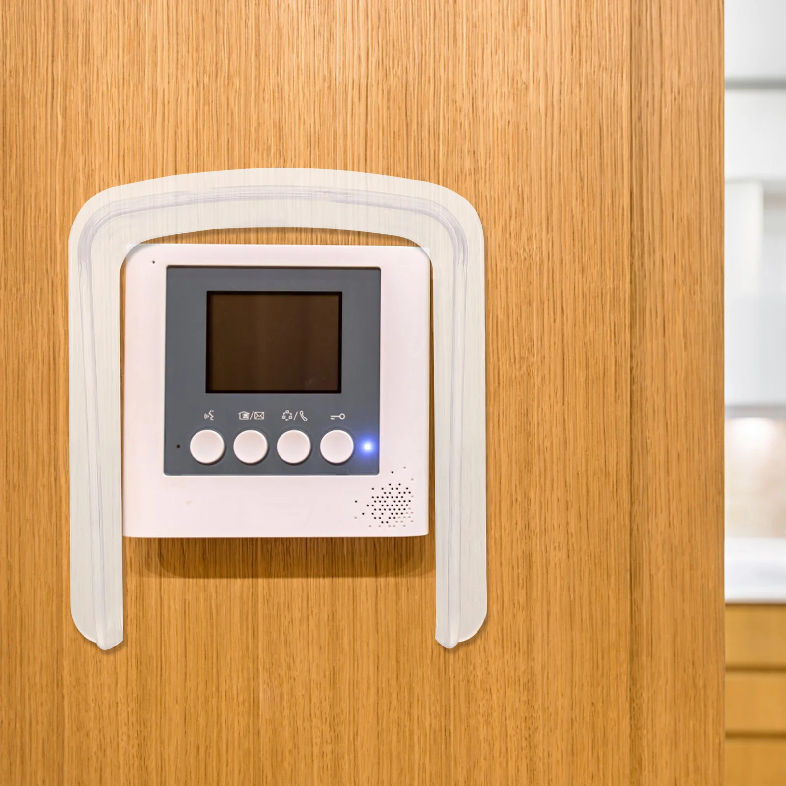 Waterproof Cover Door Bell Protective Rain Reflective for Password Machine Plastic