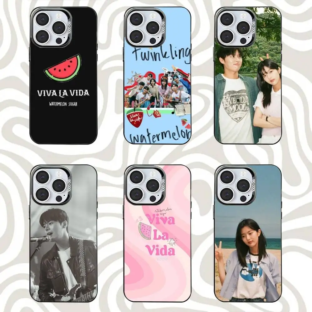

T-Twinkling-gs W-Watermelons Phone Case For iPhone 16,15,14,13,12,11,Mini,Pro,SE,MAX Black Matte Shockproof Cover