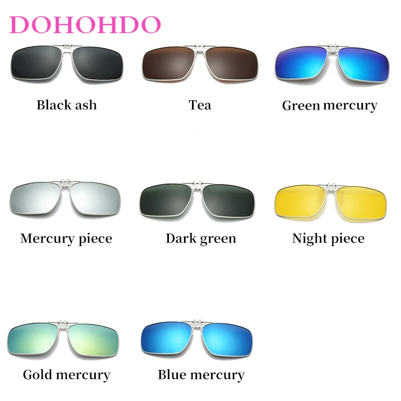 Sports Classic Designer Polarized Night Vision Lenses Clip On Sunglass Anti-Glare Driving Women Man Fishing Goggles UV400 Óculos