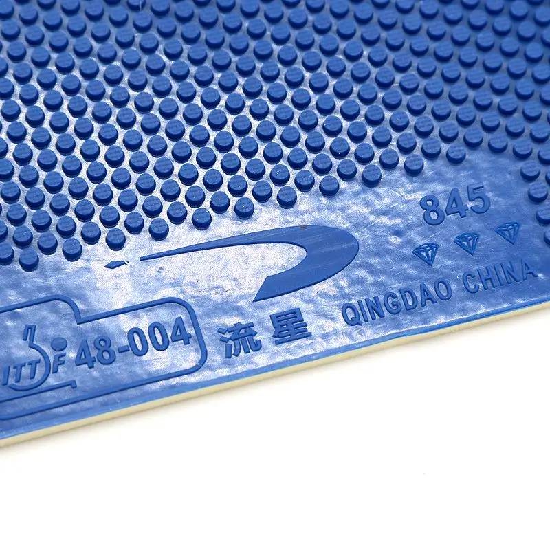 Genuine METEOR 845 (Blue Rubber) with Sponge Table Tennis Rubber (Pips-out Fast Attack) Ping Pong Sponge ITTF Approved