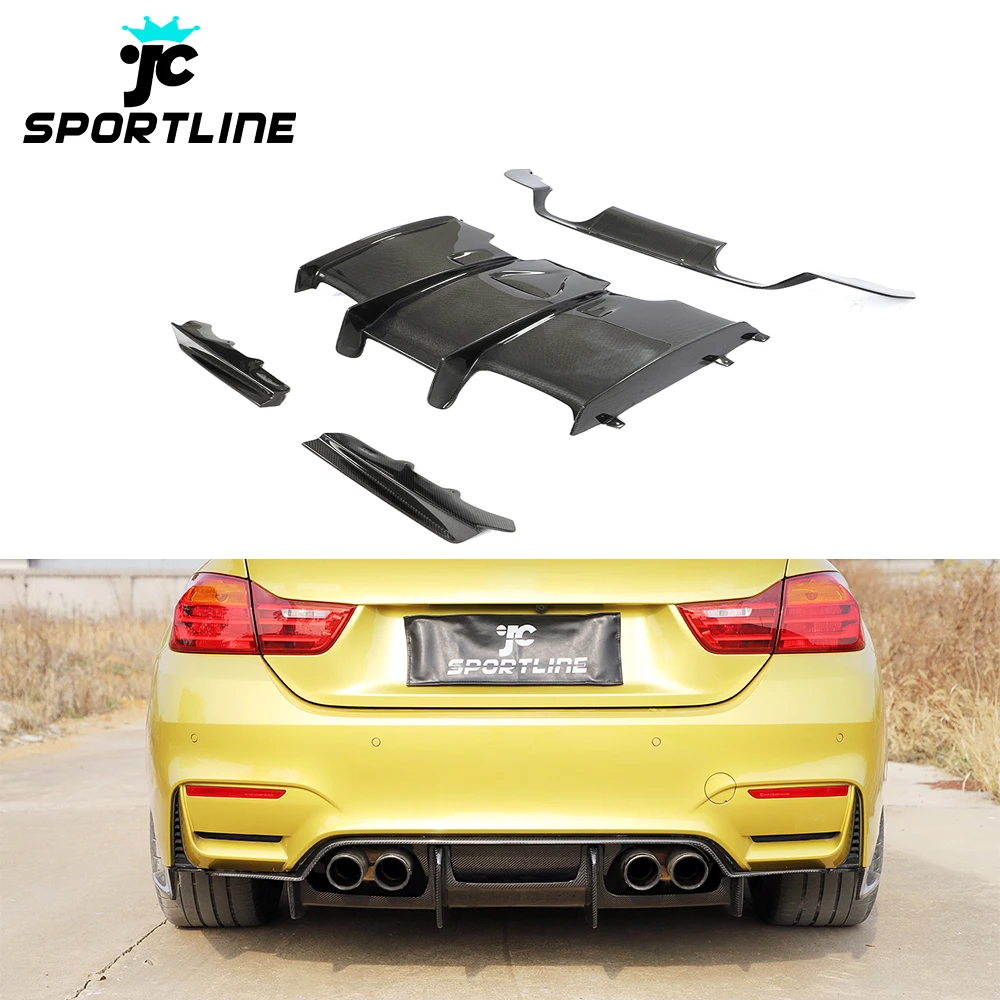 

Carbon Fiber F8x M3 M4 Rear Bumper Valance Lip For BMW F82 F83 M4 F80 M3 2015- 2019