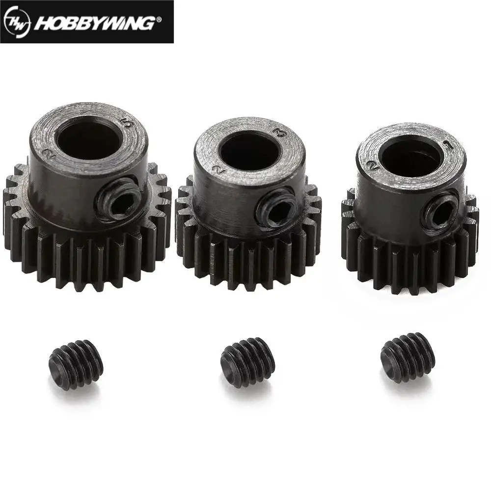 

Радиоуправляемая шестерня, 1 шт., Hobbywing 48P 23T/21T/25T 5 мм вал, стальные шестерни для радиоуправляемых автомобилей, двигатели RC, хобби, мотор