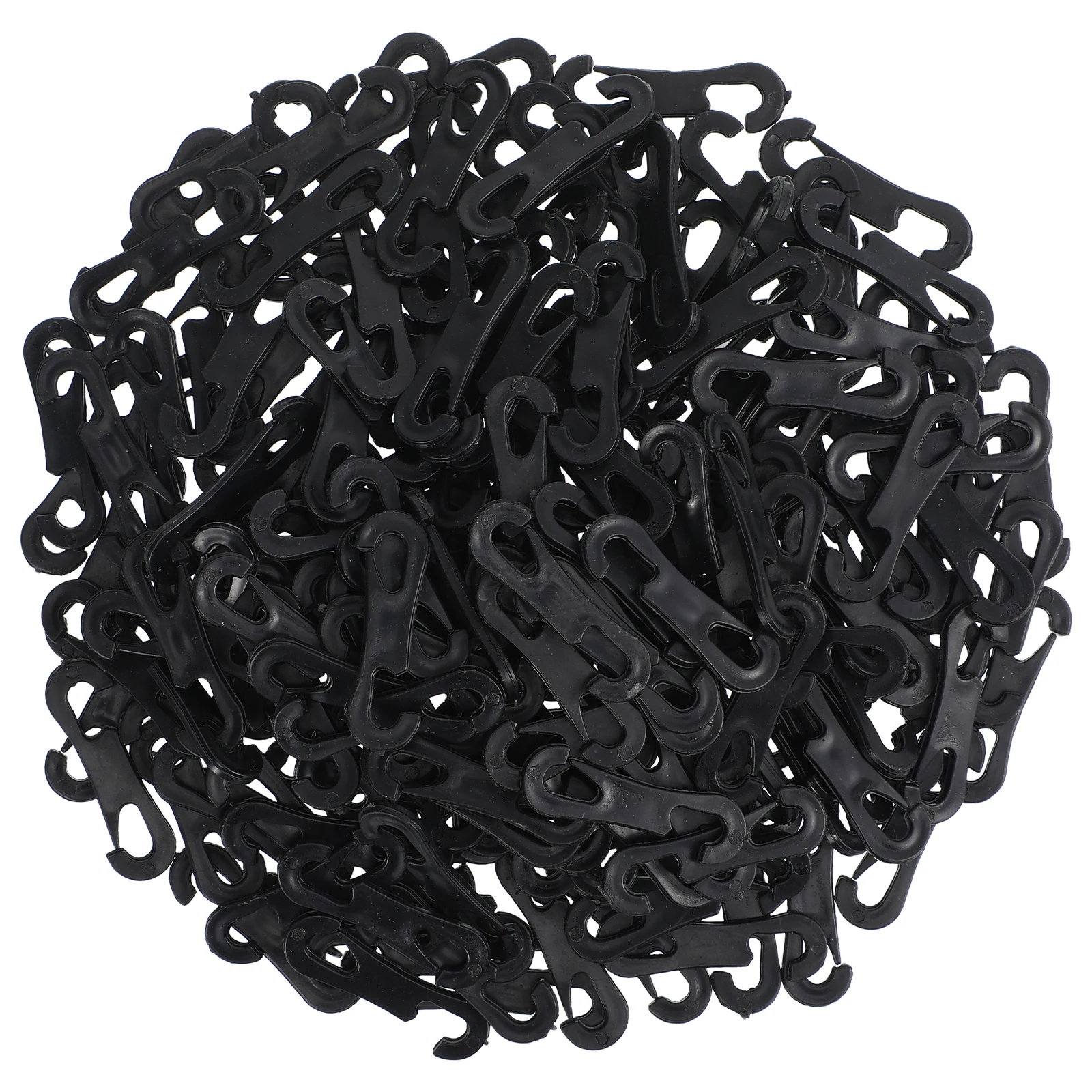 

200pcs Car Seat Cushion Hooks ABS S Type 3 5cm Long Durable Plastic Easy Install Practical Fixing Effects-Compatible With Most