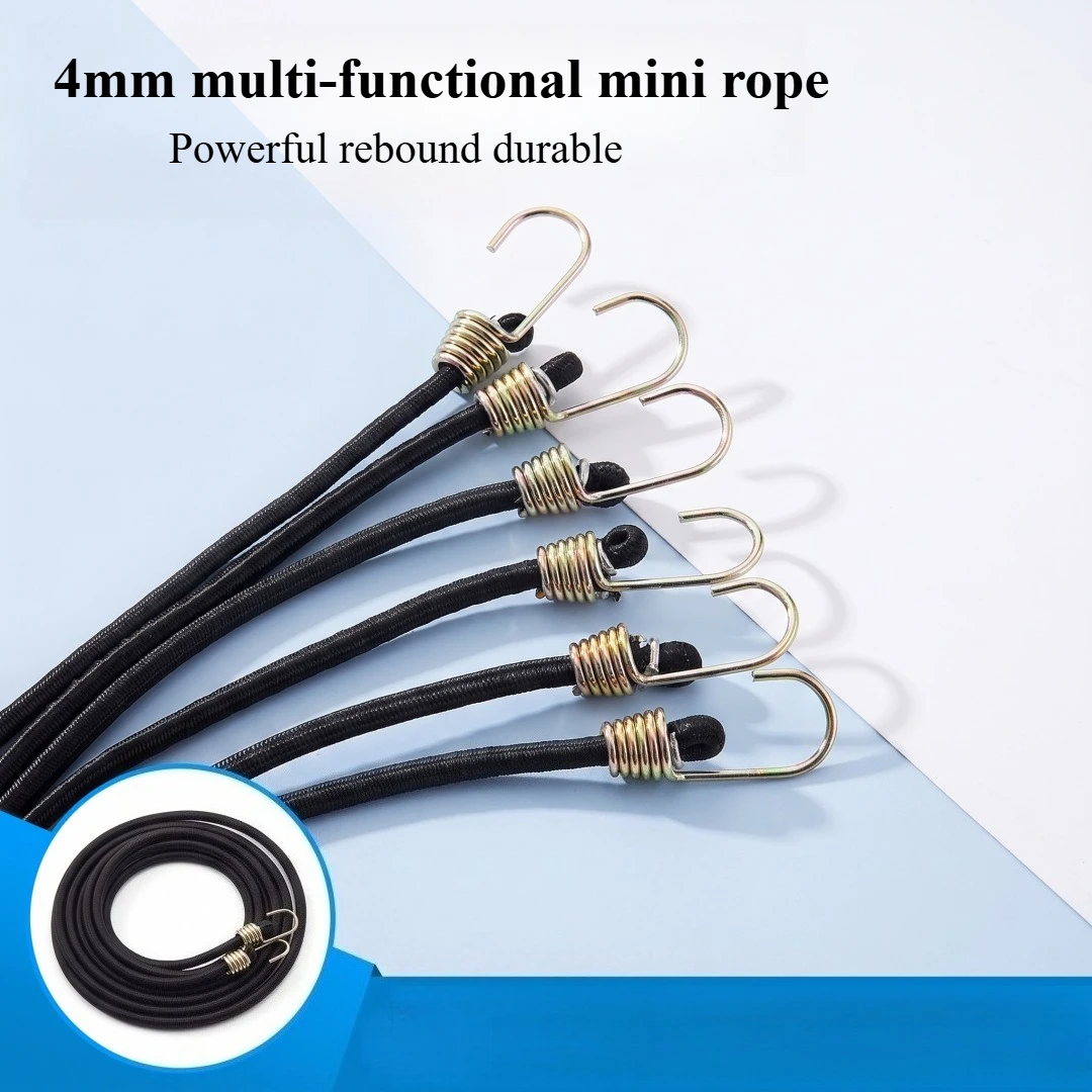 4mm Rubber Multi-Functional mini Rope, Elastic Band for Bundling and Fixing, Super Low Price, Supports DIY