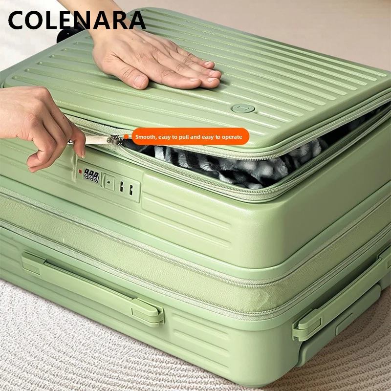 COLENARA Side Opening Luggage AB+PC Boarding Case 20