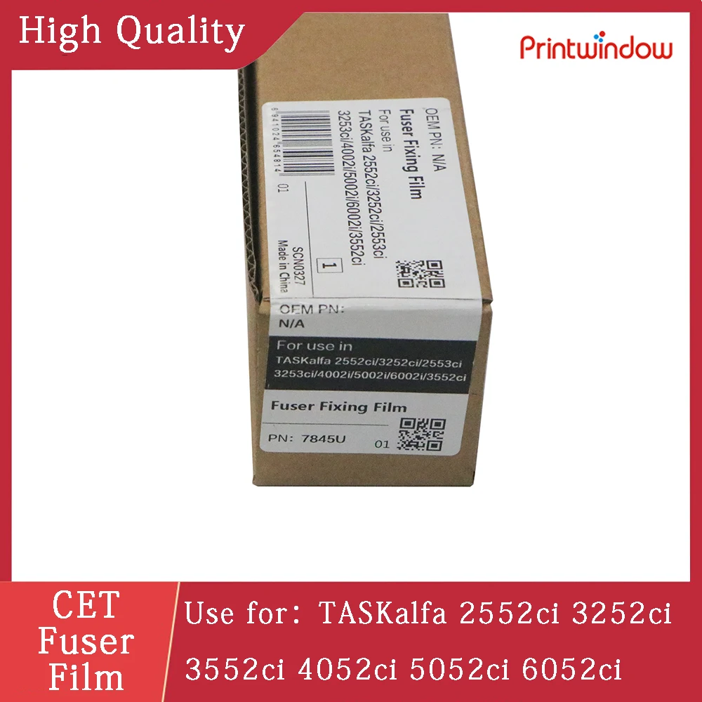 Высококачественная пленка для термофиксатора CET для Kyocera TASKalfa 2552ci 3252ci 3552ci 4052ci 5052ci 6052ci, пленка для термофиксатора CET7845U