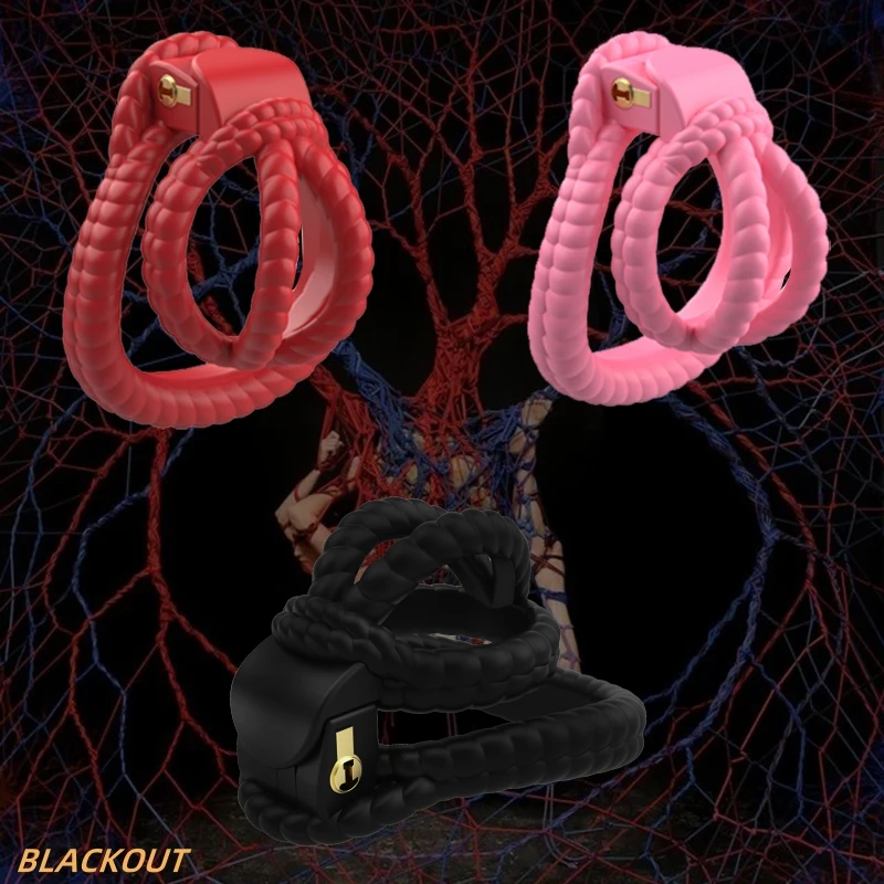 2026 جديد ذكر العفة جهاز حبل القنب نمط تصميم تنفس قفص القضيب عبودية القضيب الدائري الوثن الكبار الجنس لعب A650A651